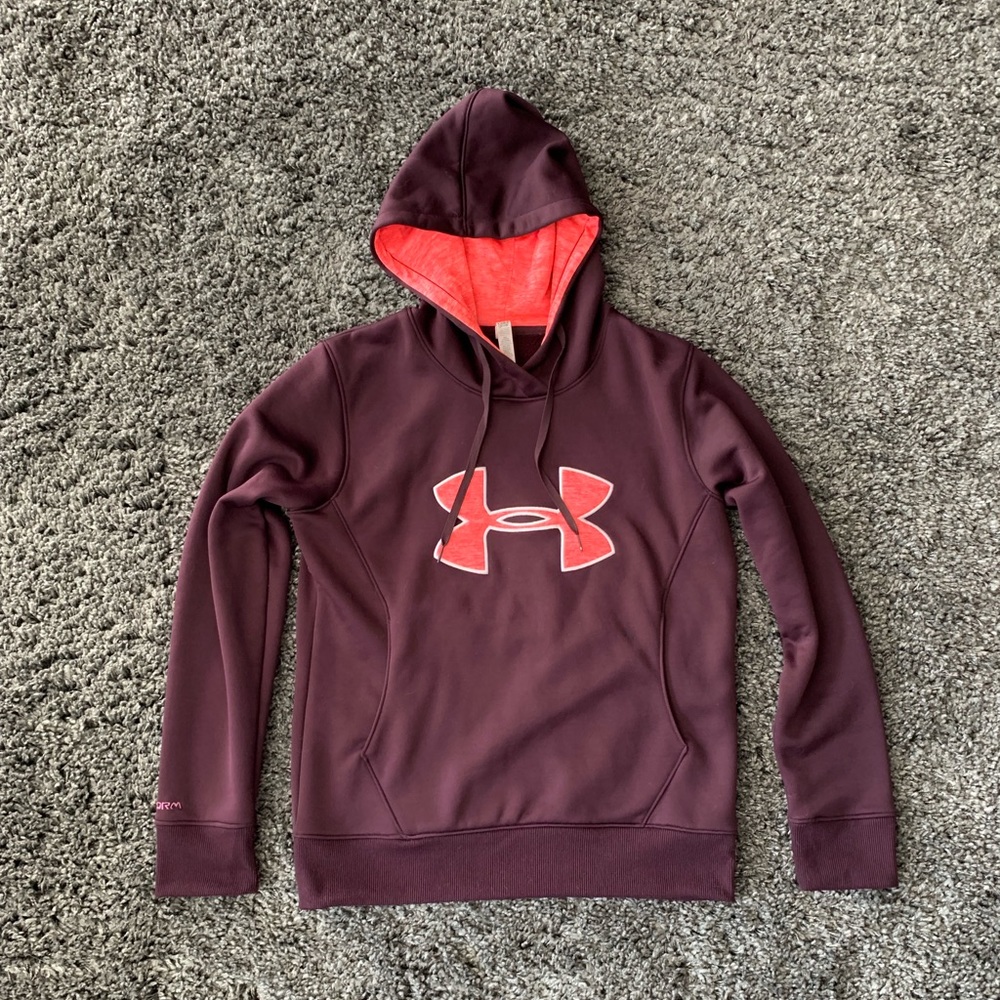 Under Armour Purple and Pink Sweatshirt - NWOT